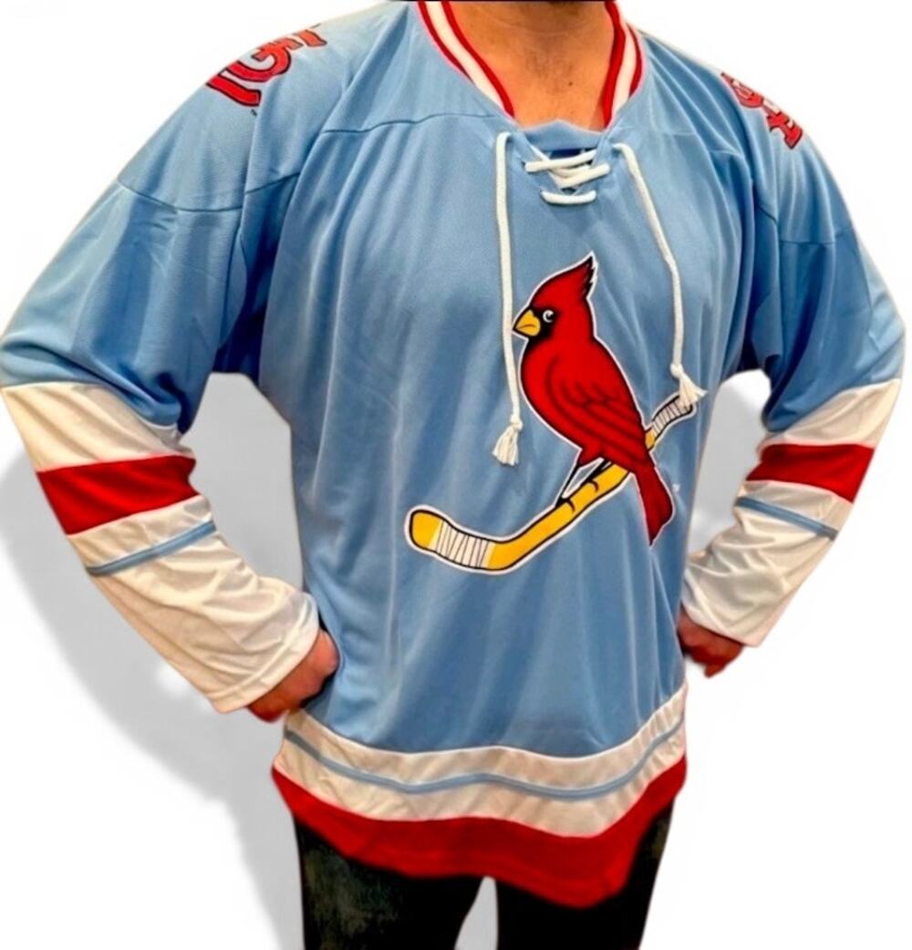 St. Louis Cardinals Hockey Jersey Limited Stadium Giveaway Men’s XL